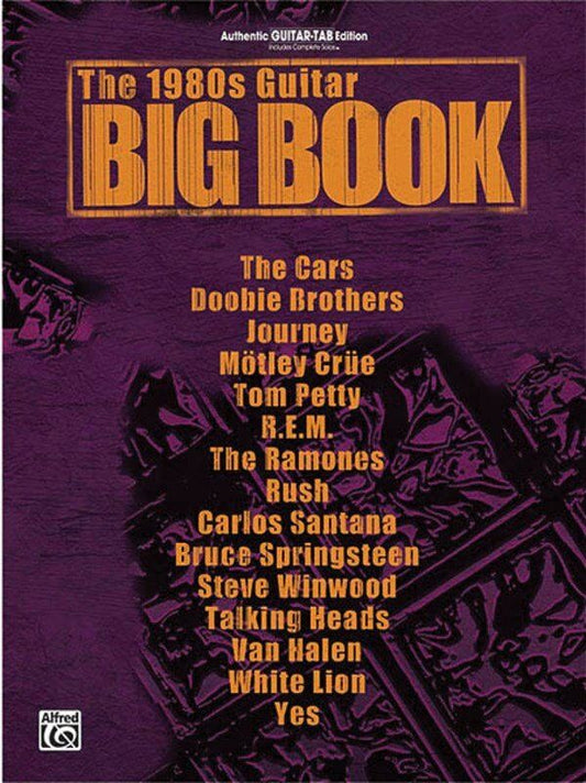 1980s Guitar Big Book - Guitar TAB, 260 Pages, Alfred Music