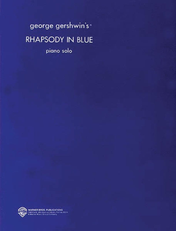 Rhapsody In Blue (Original) Piano Solo (Softcover Book)