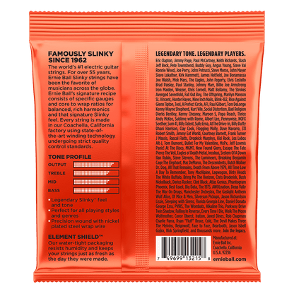 Ernie Ball Skinny Top Heavy Bottom Slinky Nickel Wound Electric Guitar Strings 3 Piece Pack, 10-52 Gauge — view 2