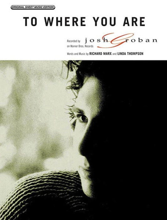 To Where You Are S/S PVG (Sheet Music)