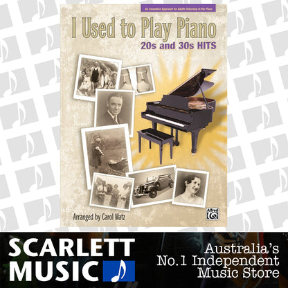 I Used To Play Piano 20S And 30S Hits — view 2