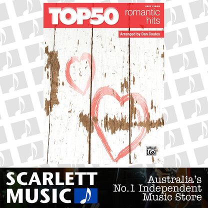 Top 50 Romantic Hits for Easy Piano Sheet Music — view 2