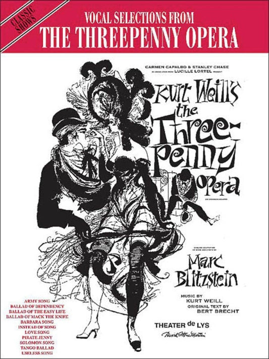 Threepenny Opera Vocal Selections PVG (Softcover Book)