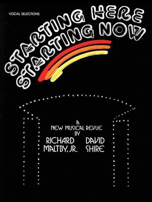 Starting Here Starting Now Vocal Selections PVG (Softcover Book)