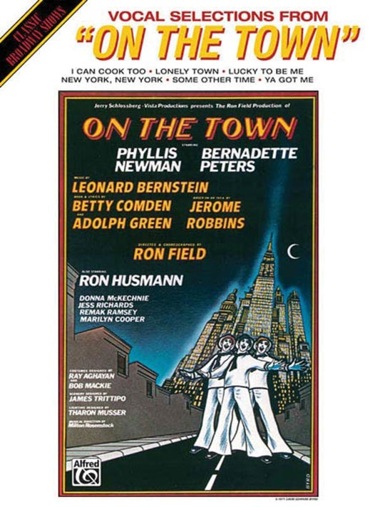 On The Town Vocal Selections PVG (Softcover Book)