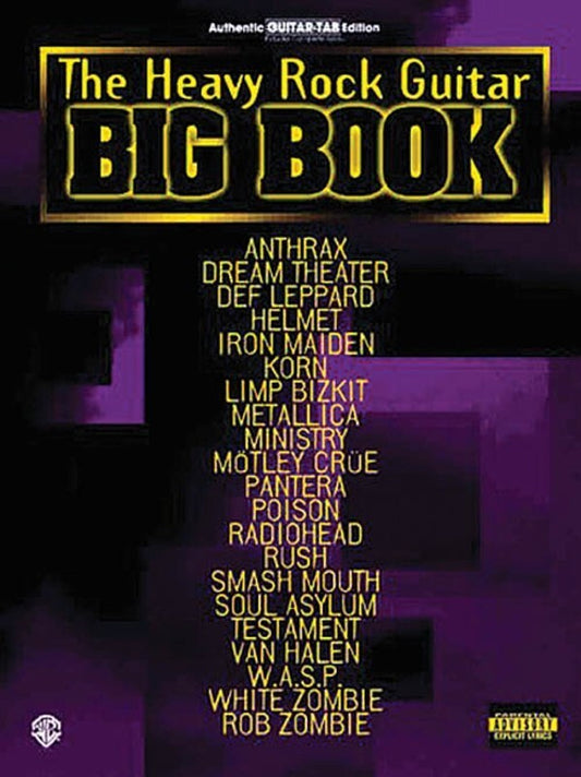 Heavy Rock Guitar Big Book TAB