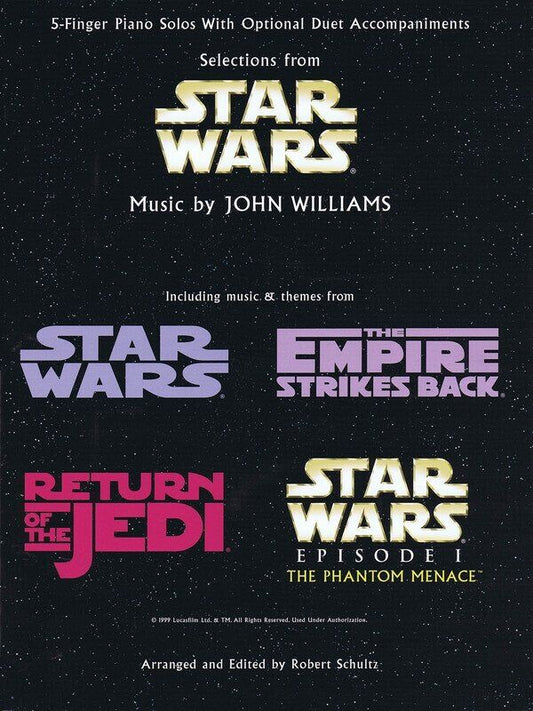 Star Wars Selections Piano Solos - Five Finger Piano Songbook by Alfred Music, 24 Pages