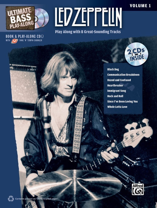 Ultimate Bass Playalong Led Zeppelin Vol 1 Book/CD