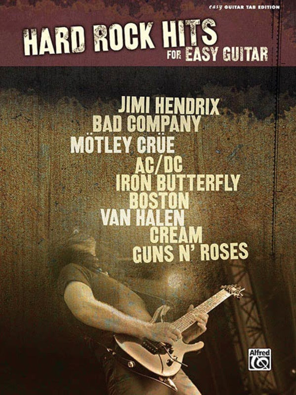 Hard Rock Hits For Easy Guitar TAB (Softcover Book)