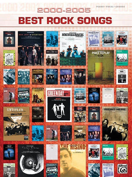 2000 - 2005 Best Rock Songs PVG (Softcover Book)