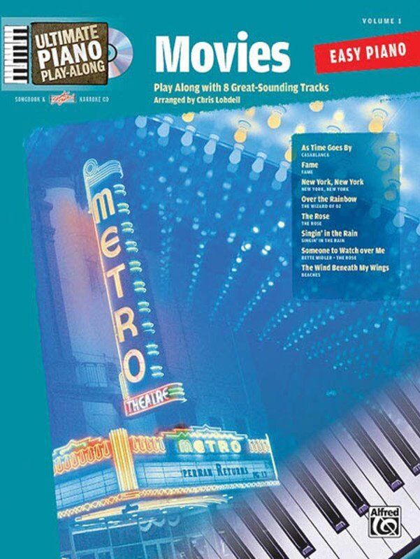 Ultimate Piano Play Along V1 Movies Easy Piano Songbook