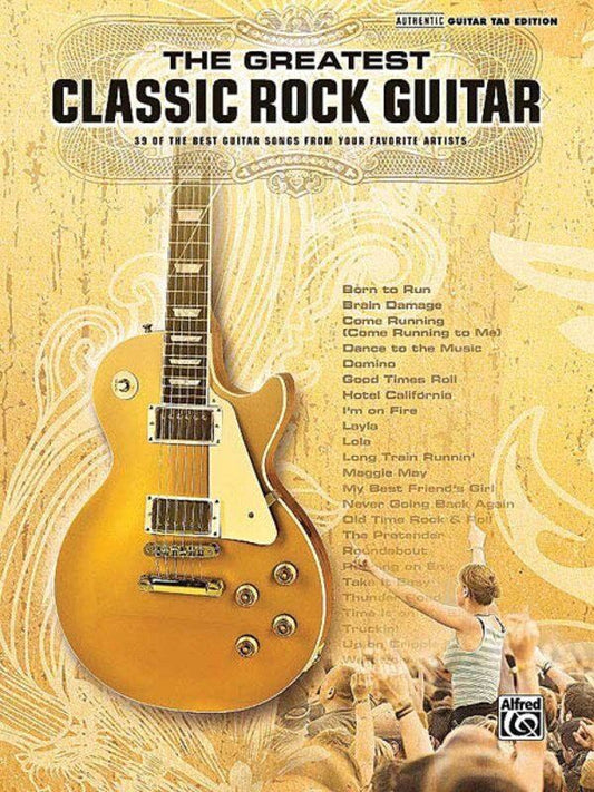 Greatest Classic Rock Guitar Tab Folio