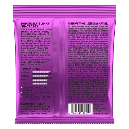 Ernie Ball Power Slinky Nickel Wound Electric Guitar Strings 11-48 Gauge, 3 Pack — view 2