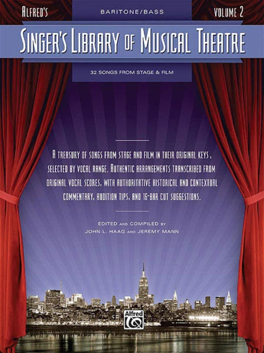 Singers Library Of Musical Theatre V2 Bari/Bass (Softcover Book)