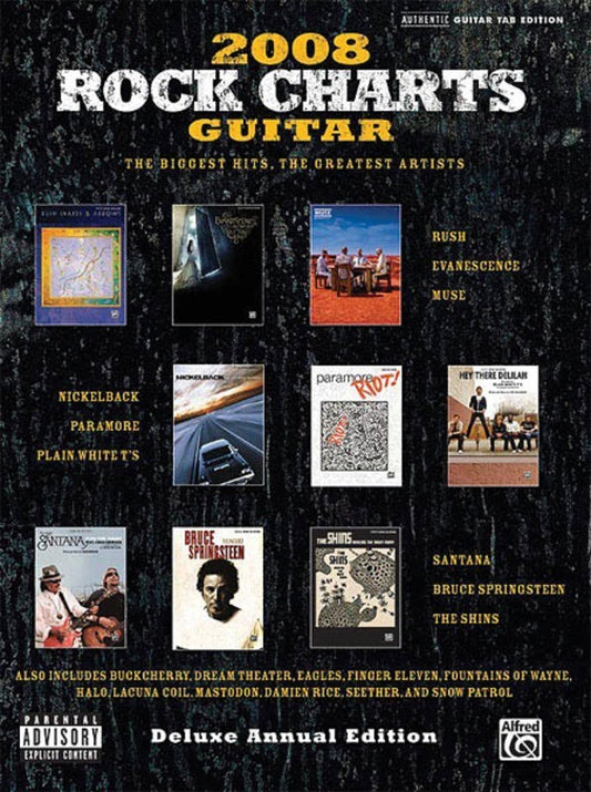 Rock Charts Guitar 2008 Guitar TAB
