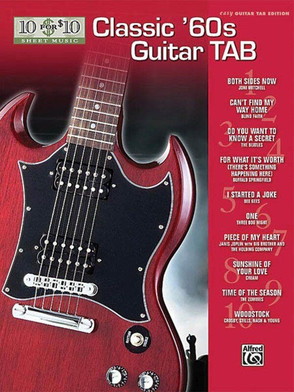 10 for 10 Classic '60s Guitar Tab Sheet Music