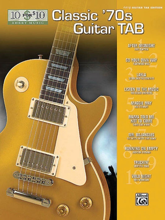 Classic '70S Guitar TAB (Softcover Book)