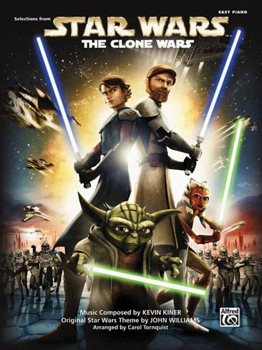 Star Wars The Clone Wars Easy Piano (Softcover Book)