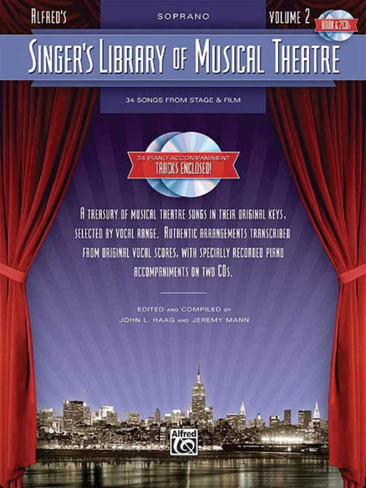Singers Library Of Musical Theatre V2 Sop Book/2CD (Softcover Book/CD)