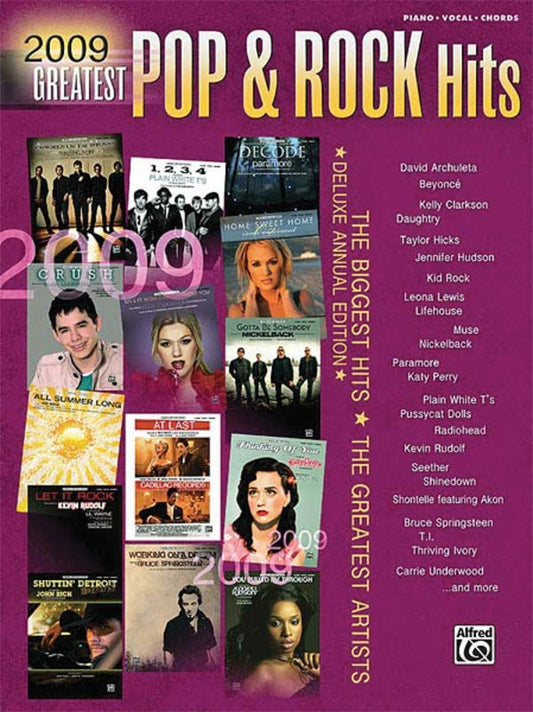 2009 Greatest Pop and Rock Hits PVG (Softcover Book)