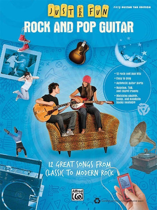 Just For Fun Rock and Pop Guitar TAB (Softcover Book)