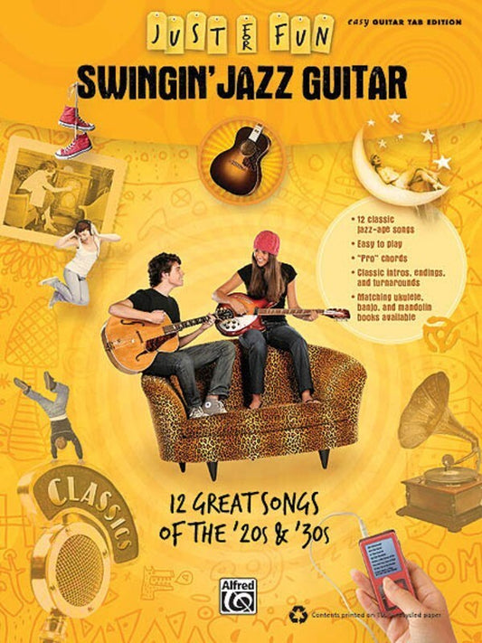 Just For Fun Swingin Jazz Guitar TAB (Softcover Book)