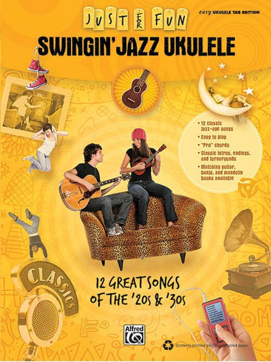Just For Fun Swingin Jazz Ukulele (Softcover Book)