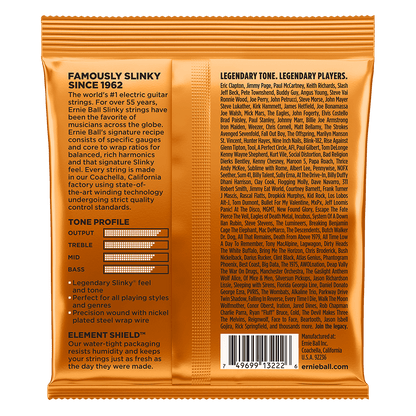 Ernie Ball Hybrid Slinky Nickel Wound Electric Guitar Strings 3 Pack, 9-46 Gauge — view 2