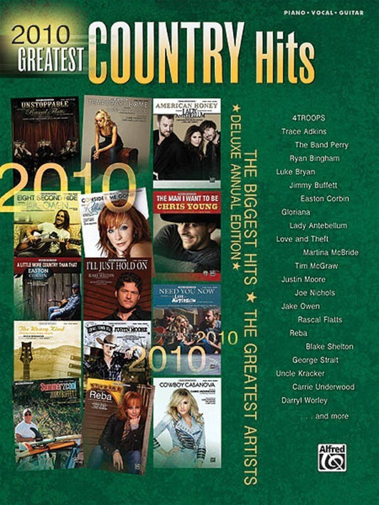 2010 Greatest Country Hits PVG (Softcover Book)
