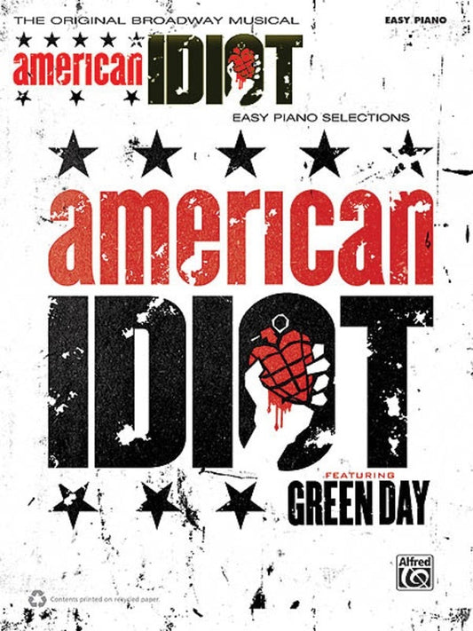 American Idiot The Musical Easy Piano (Softcover Book)
