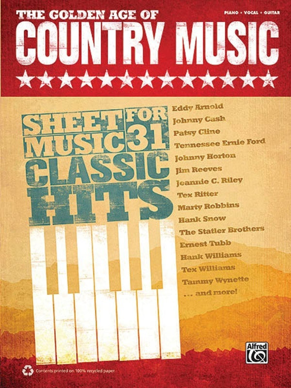 Golden Age Of Country Music PVG (Softcover Book)