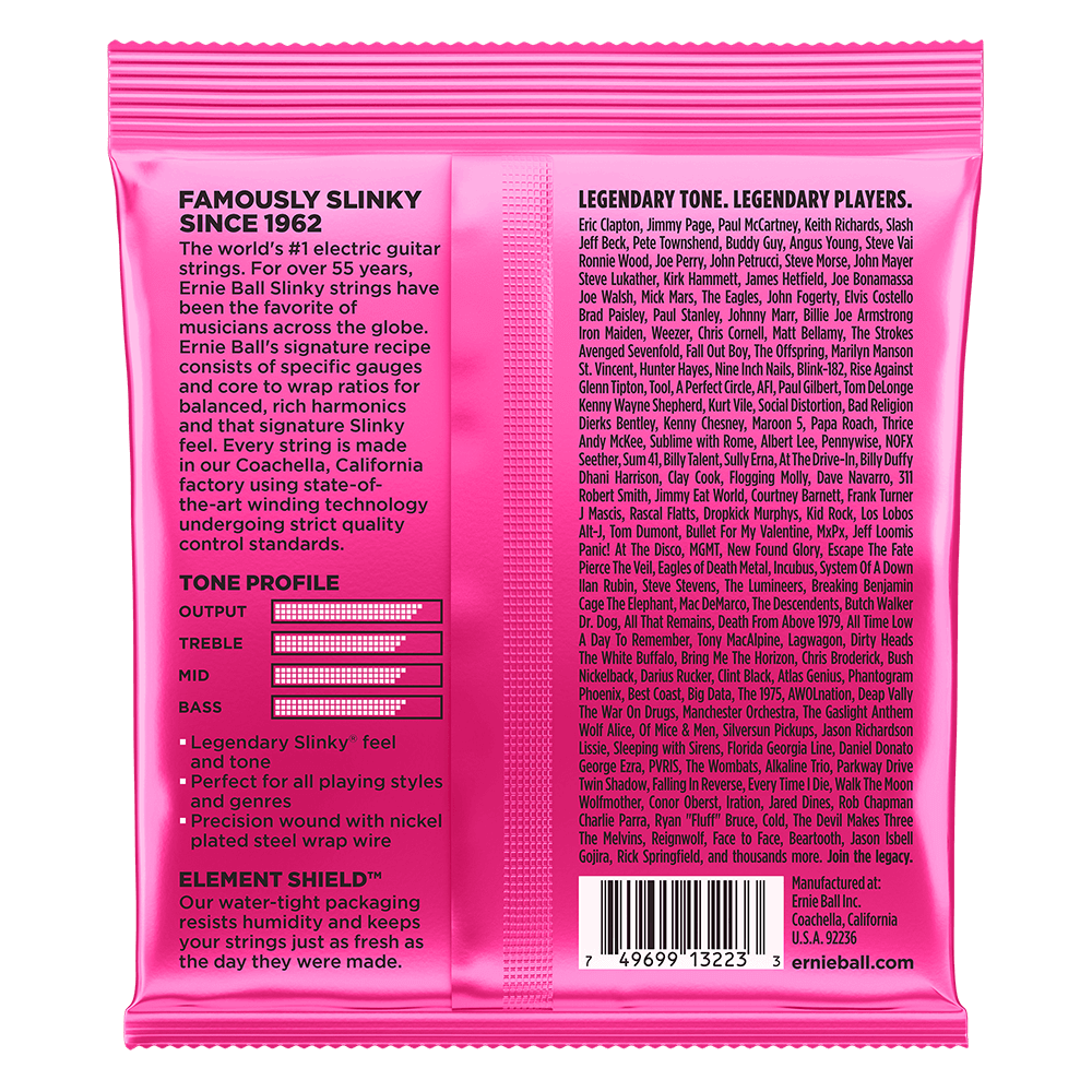 Ernie Ball Super Slinky Nickel Wound Electric Guitar Strings-9-42 Gauge, 3 Pack — view 2