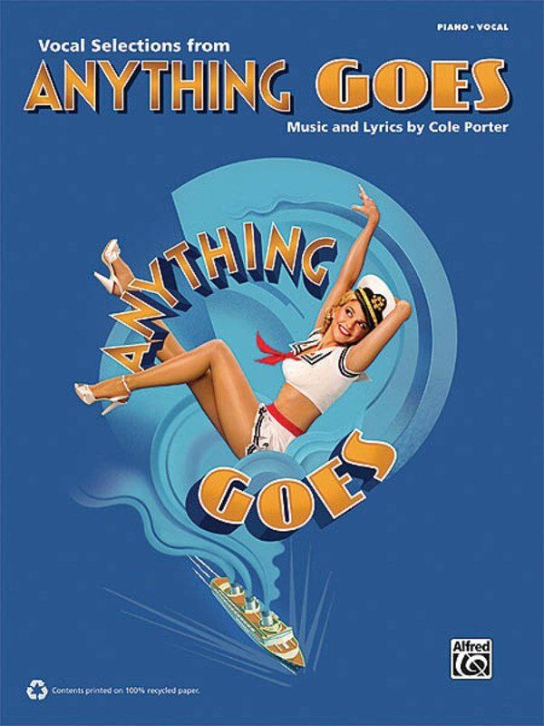 Anything Goes 2011 Revival Ed Piano Vocal Guitar Songbook