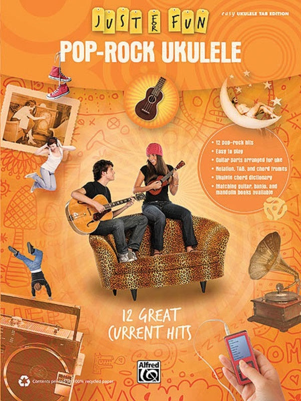 Just For Fun Pop Rock Ukulele (Softcover Book)