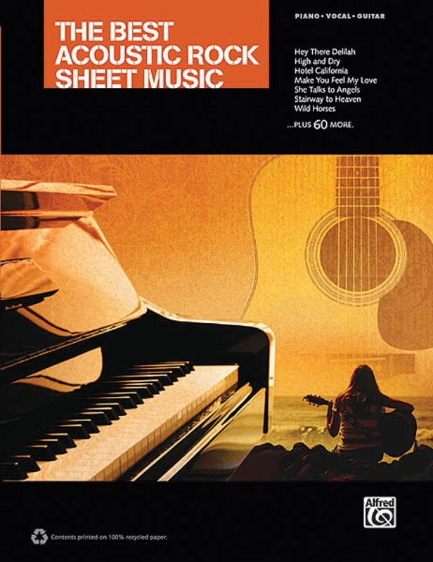 Best Acoustic Rock Sheet Music PVG (Softcover Book)