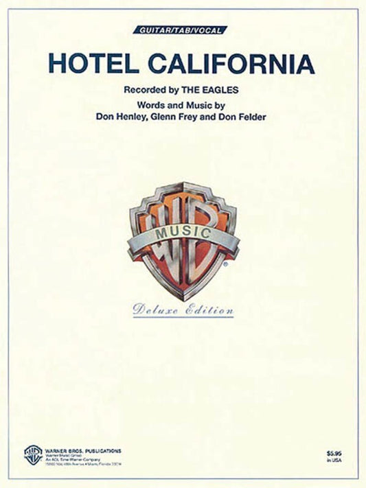 Hotel California S/S Guitar TAB (Sheet Music)