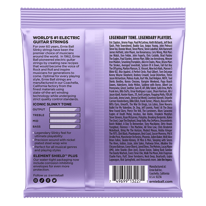 Ernie Ball Ultra Slinky Nickel Wound Electric Guitar Strings 3-Pack 10-48 — view 2