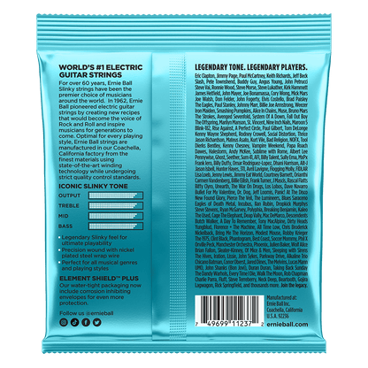 Ernie Ball Mighty Slinky Nickel Wound Electric Guitar Strings 3-Pack 8.5 40 — view 2