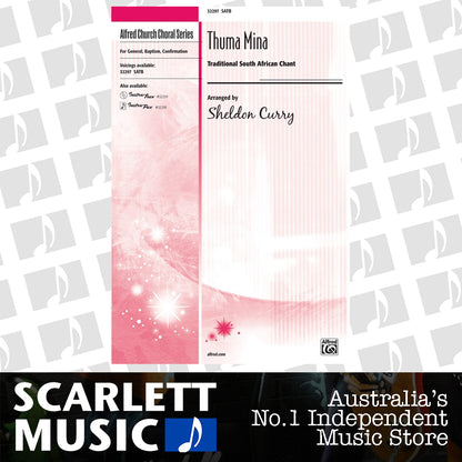 Thuma Mina SATB — view 2