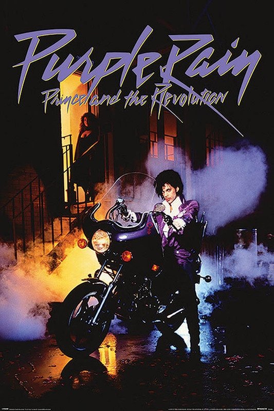 Prince - Purple Rain Wall Poster (Aquarius)