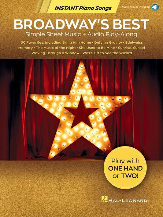 Broadway's Best Instant Piano Songs Book