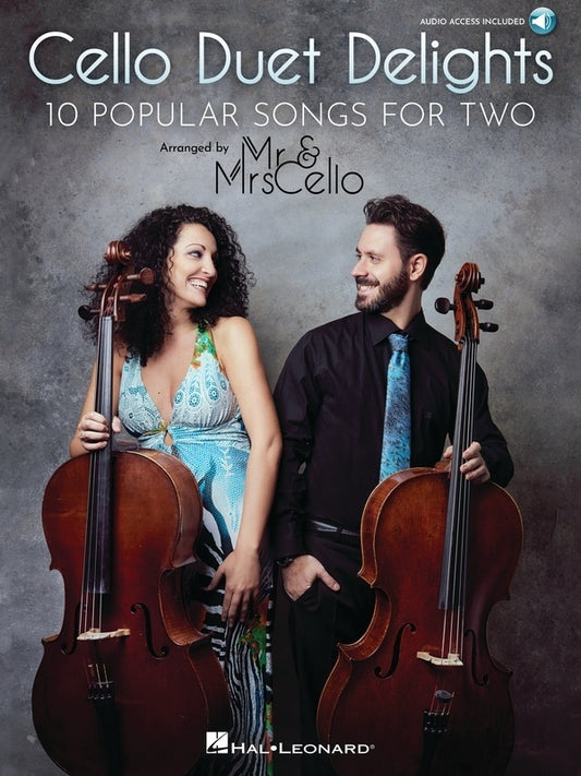 Mr & Mrs Cello - Cello Duet Delights Book/Online Audio