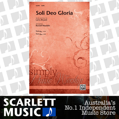 Soli Deo Gloria SATB Choral Sheet Music — view 2