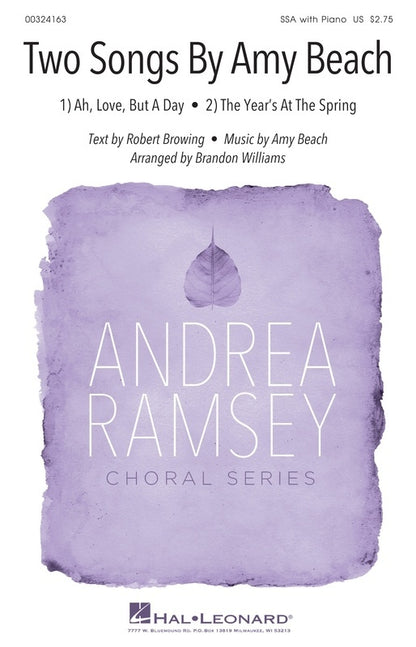 Two Songs By Amy Beach SSA — view 2