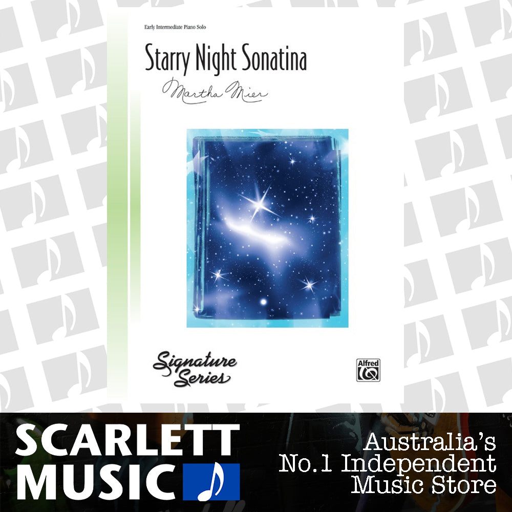 Starry Night Sonatina Piano Sheet Music — view 2
