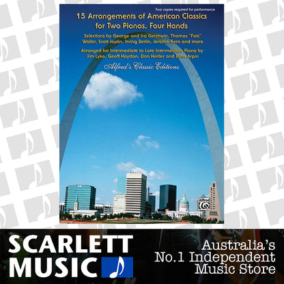 15 American Classics Piano Sheet Music for 2 Pianos, 4 Hands — view 2