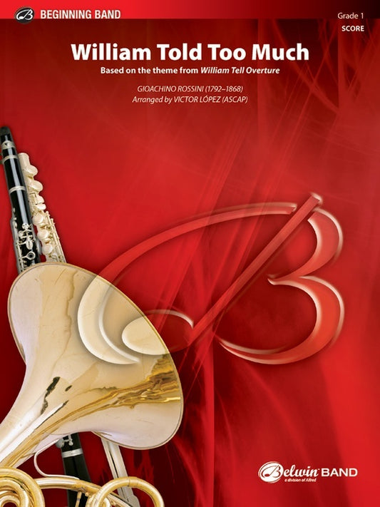 William Told Too Much Concert Band Grade 1 Conductor Score