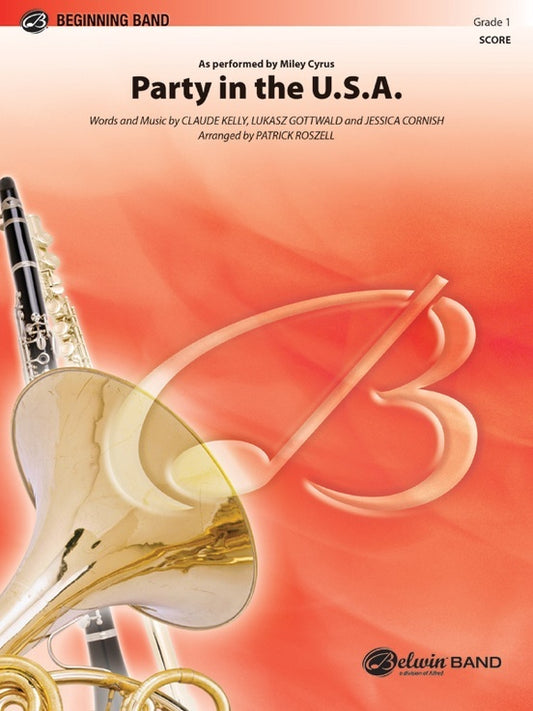 Party In The USA Concert Band Gr 1 Conductor Score