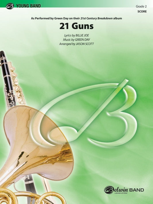 21 Guns Concert Band Sheet Music Grade 2