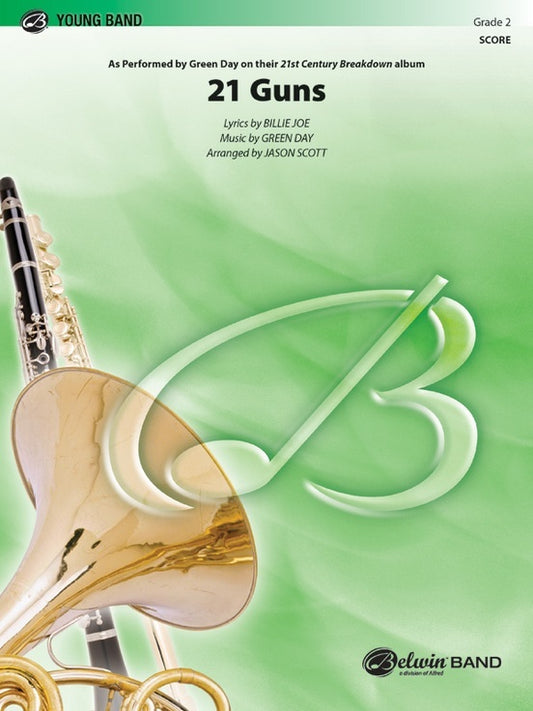 21 Guns Concert Band Grade 2 Conductor Score